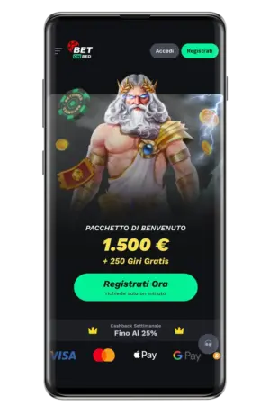 Screenshot dal sito ufficiale